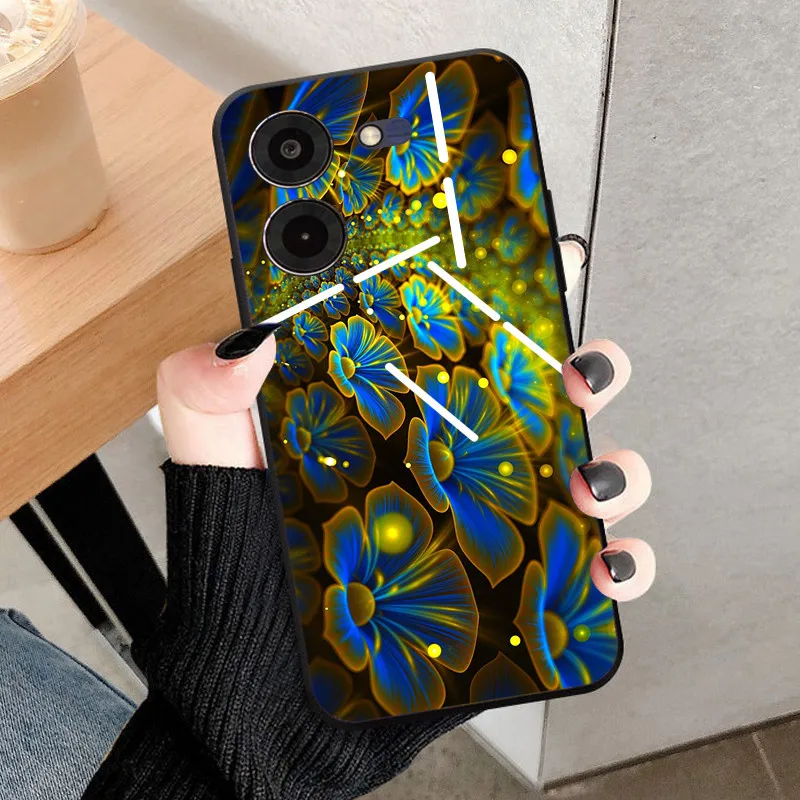 Black Soft Silicone TPU Protective Phone Case with Bumper Shell Coque