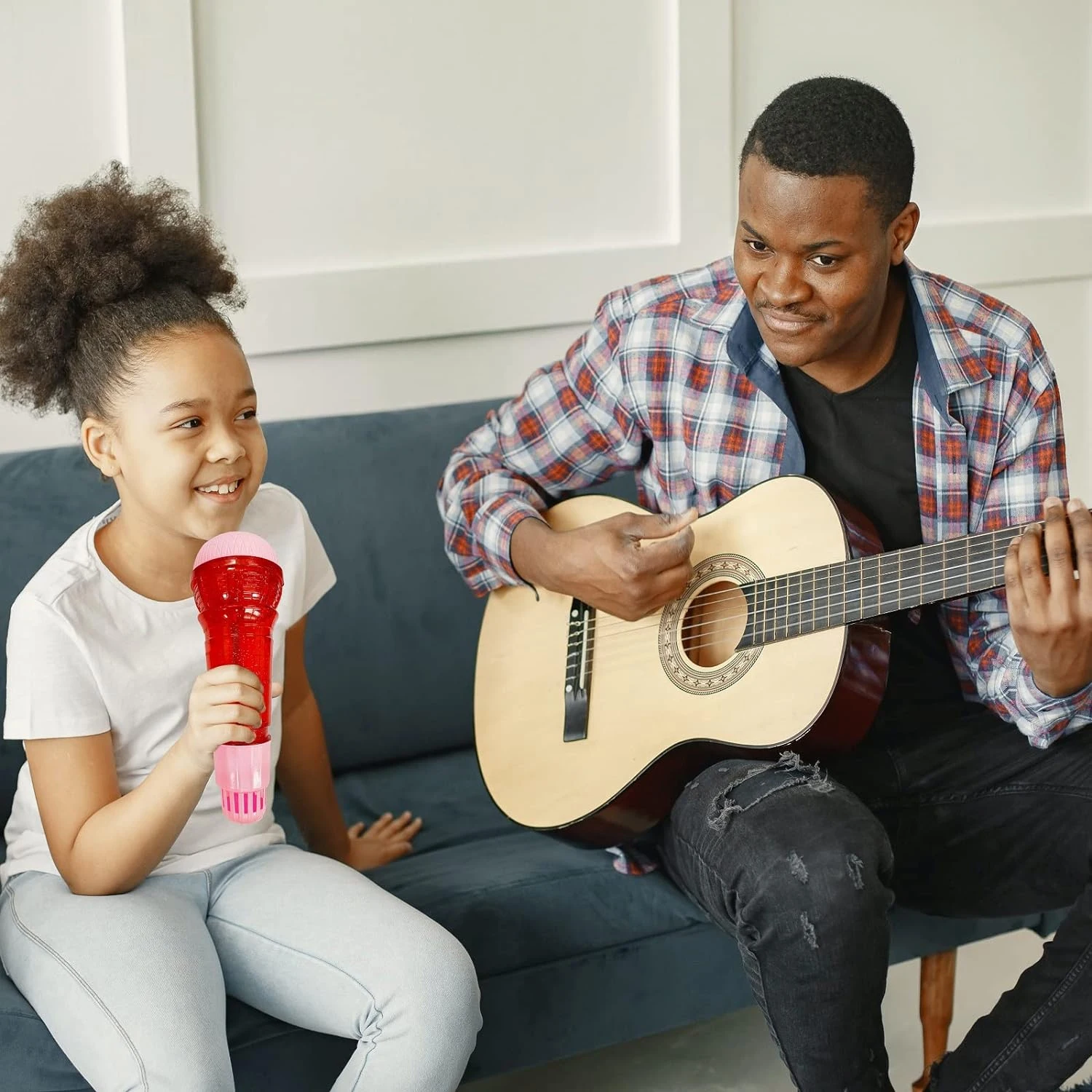 Large echo microphone for children's singing karaoke microphone, new and unique toy for parent-child interaction 4