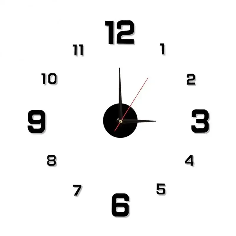 3D Luminous Wall Clock Frameless Acrylic Digital Clock Wall Stickers Mute Home Часы Настенные Duvar Saati 벽시계 ساعة wall clock,3d wall clock,3d number wall clock