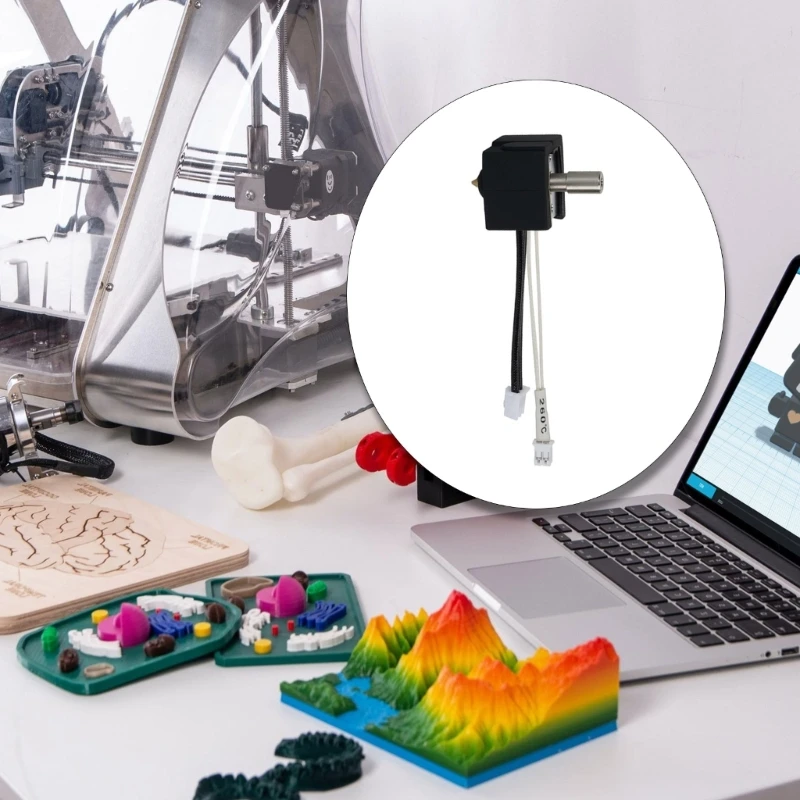 Ender3 V3SE Heatbreak 카트리지 가열 블록 키트 압출기 부품 54DB용 3D 프린터 핫엔드 키트