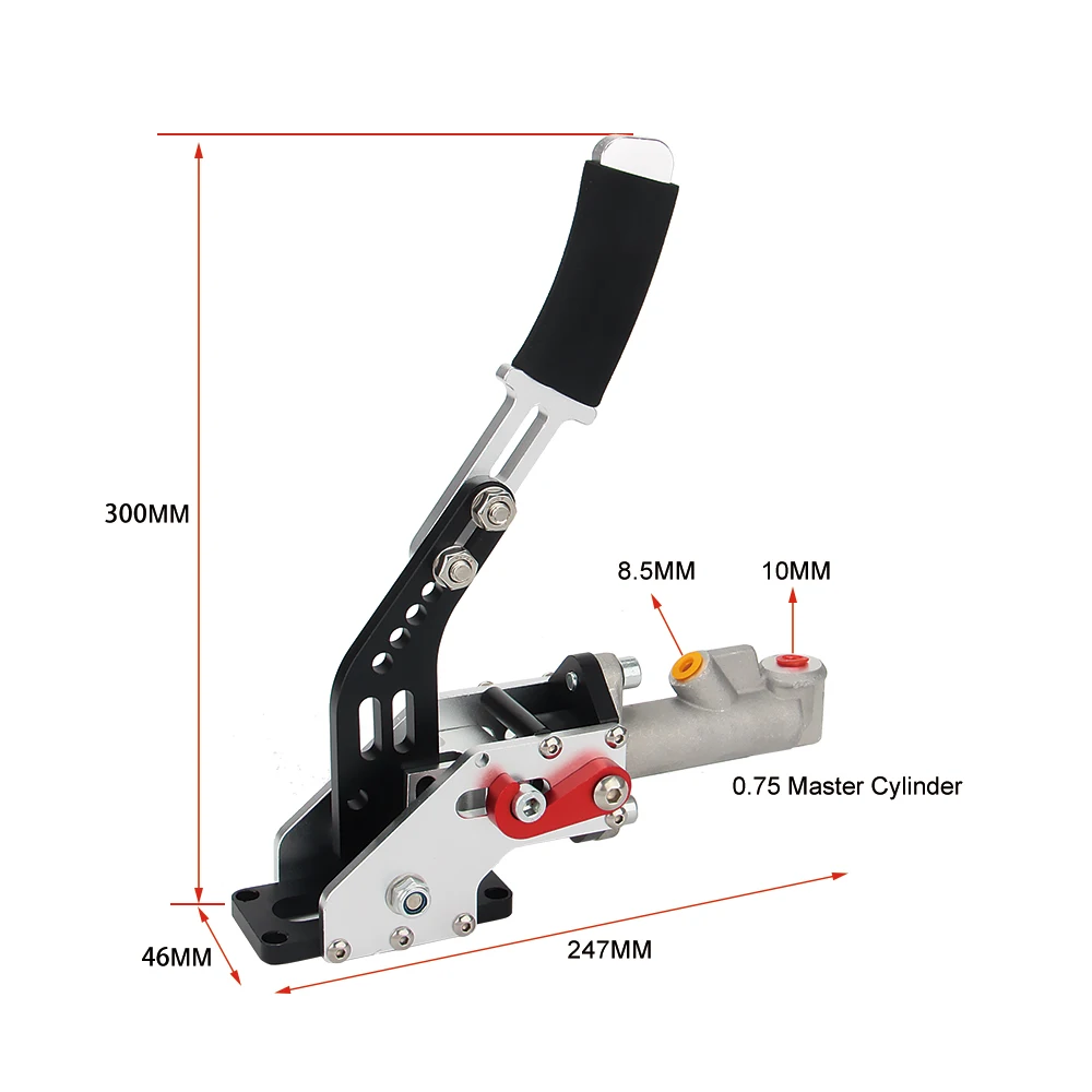 Universal E-brake Drift Race Hand Brake Black Long Vertical Hydraulic Handbrake Hydro for Toyota Honda racing handbrake