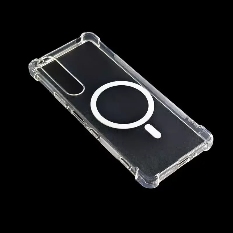 Clear Magnetic Shockproof Magsafe Soft TPU Phone Case