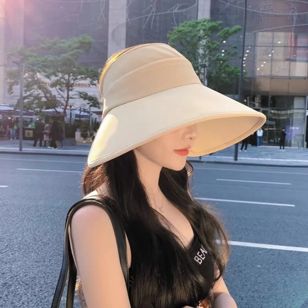 UV 차단 조절식 낚시 모자, 다목적 빈 모자, 심플한 트렌디 어부 모자, 여름 패션