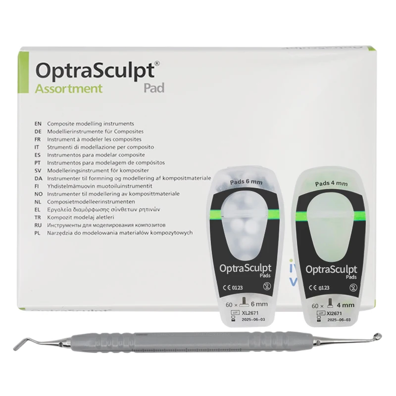 Dental Optrasculpt Pad Assortment Resin Kit Anterior Posterior Composite Resin Foam Mode composite dental resin Handle