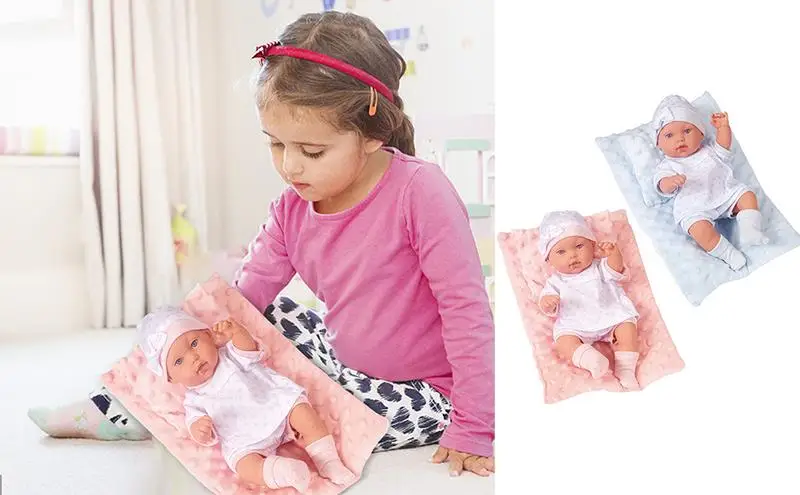 Toddler Realistic Reborn Doll Vinyl Cloth Body Rebirth Doll Limbs Movable Soothing Doll with Rug toys Gift for Boys and Girls вселенная dc rebirth супермен возрожденный