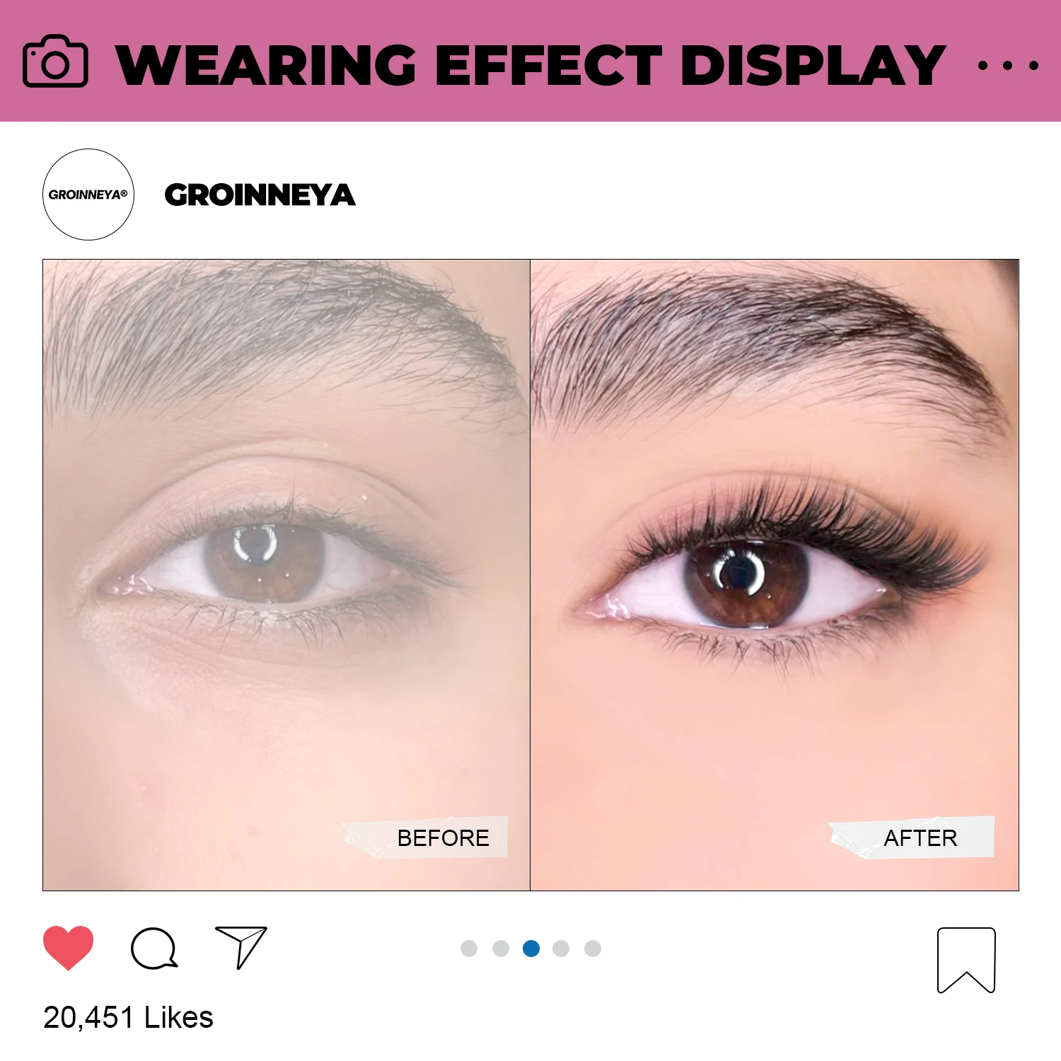 GROINNEYA DIY Lashes Extension Kit Individual Lashes Clusters Faux Mink Eyelash Extension Mix set with Lash Bond and Seal Makeup 4 GROINNEYA DIY Lashes Extension Kit Individual Lashes Clusters Faux Mink Eyelash Extension Mix set with Lash Bond and Seal Makeup 4
