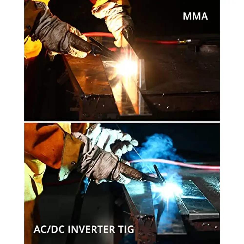 250A AC/DC Inverter TIG/MMA Welder with Foot Pedal IGBT VRD Function Carbon Steel Stainless Steel Copper Aluminum Alloys Compact 3