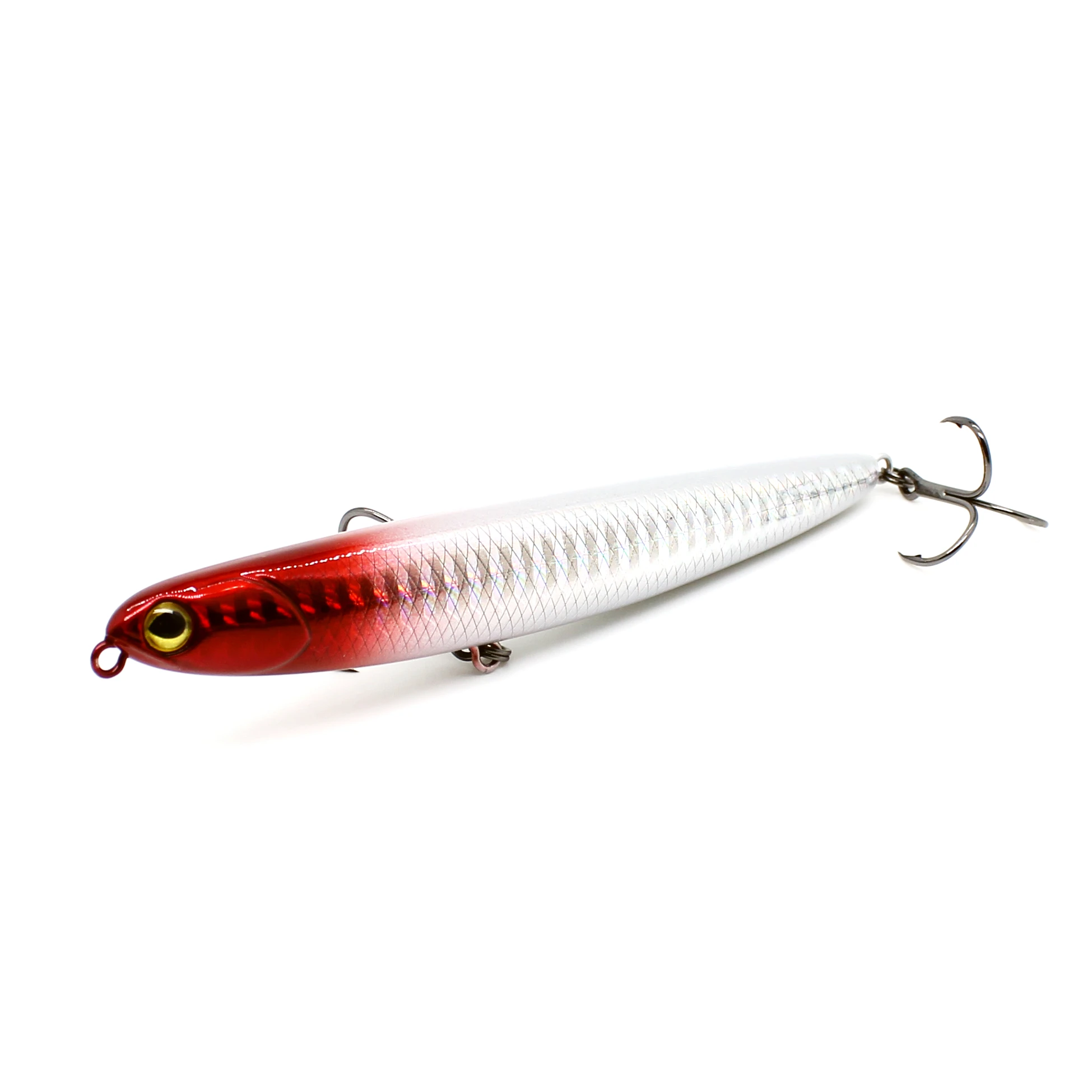 AOCLU-Harter Köder zum Angeln, Schwimmender Bleistift, Minnow Rassel, Shallow Rassel, Minnow, Süßwasser, Seabass Angeln, 105mm, 13,9g – Detail 12