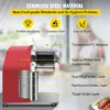 Vevor Electric Meat Slicer, 850W, 3.5Mm Blade, Stainless Steel, Cuts 551 Lbs/Hour, Ideal For Supermarkets And Kitchens, 2