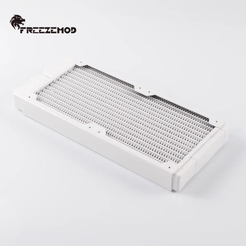 Zemod Radiador de Cobre com Refrigeração por Água 14 Tubo Plano de Camada Única Barbatana de Cobre para Ventilador de 12cm para Cpu Dissipador de Calor Embutido - Imagem 2