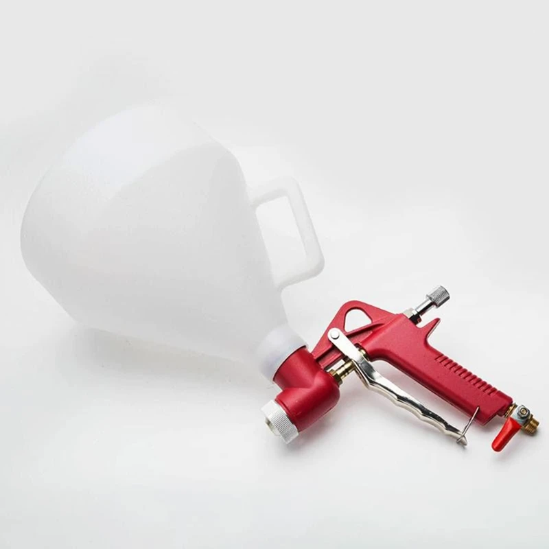 T02C-4/6/8Mm Nozzles Drywall Texture Painting, 1.58 Gallon (6L) Air Hopper With Elbow Hose For Walls Popcorn Ceilings