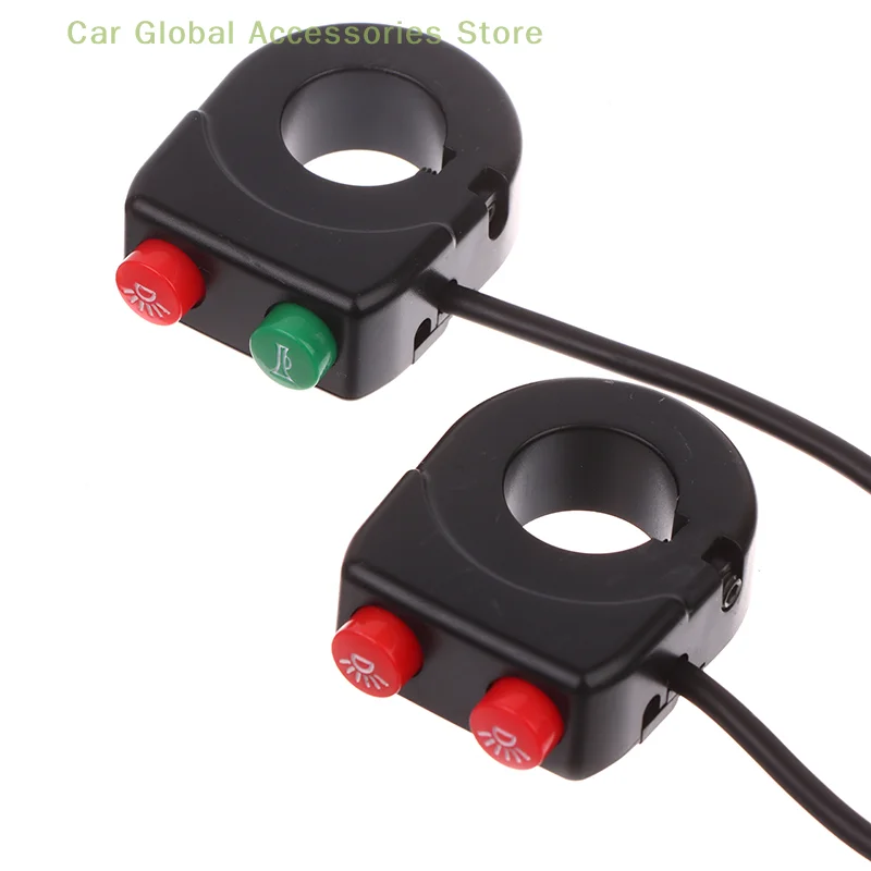 1pc Motorsc halter Blinker Modifikation Zugang Motorrad atv 22mm Lenker horn und Scheinwerfer Kombination schalter knopf – Detail 1