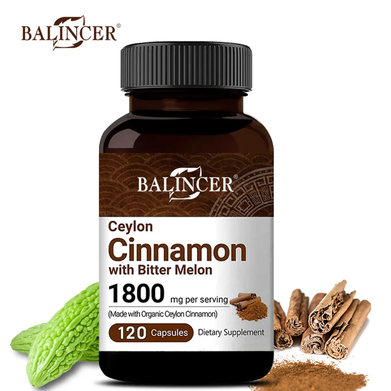 Organic Ceylon Cinnamon and Bitter Melon Capsules