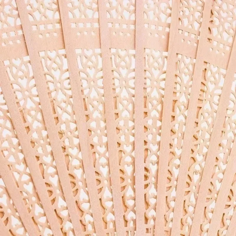 Chinese Sandalwood Scented Folding Hollow Wooden Fans Hand Held Fans Home Decor Fans Garden Vintage Dance Handmade Folding Fan