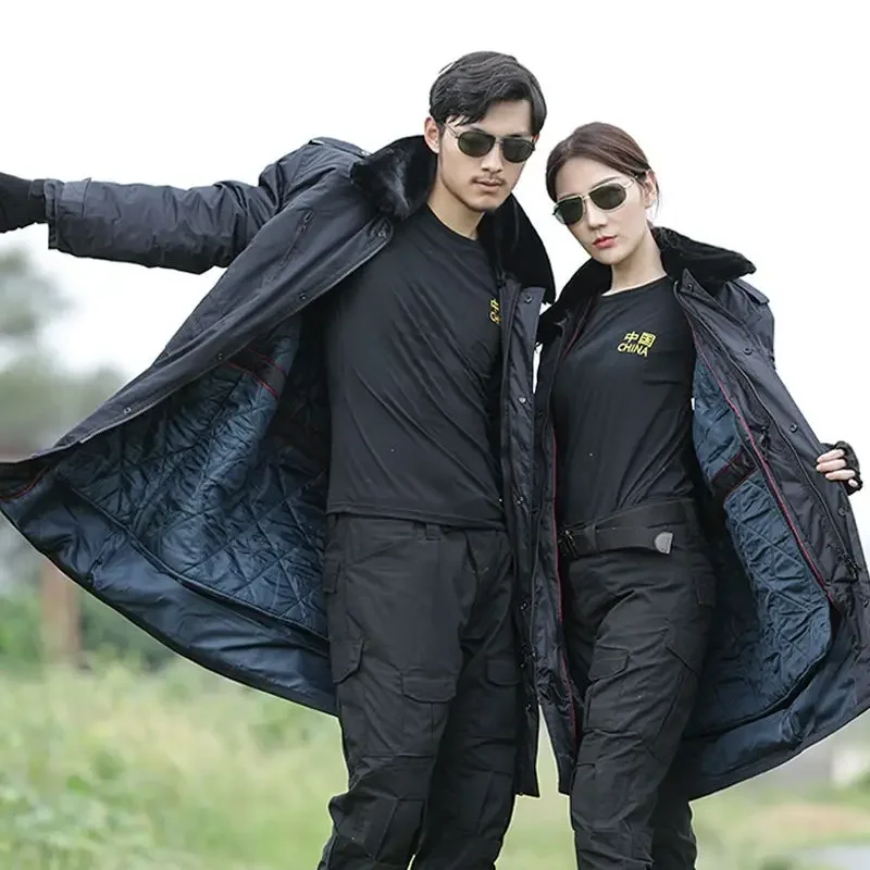 Men's Cold Jacket Warm Parkas In Winter Heavy Warm Military Cotton Coat In Winter Long Coat Waterproof Removable Liner