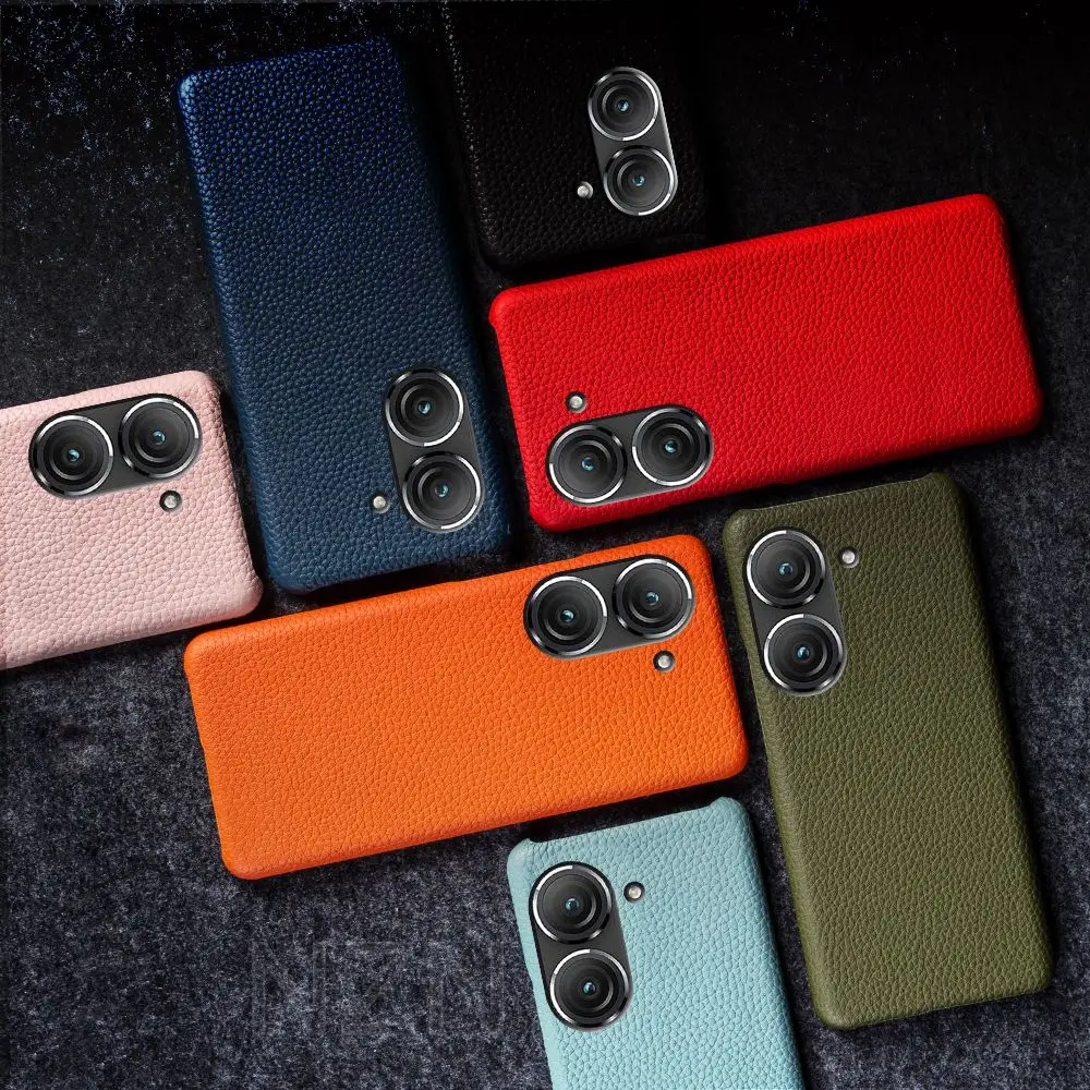 Premium Real Leather Phone Case - Luxurious Protective Back Cover