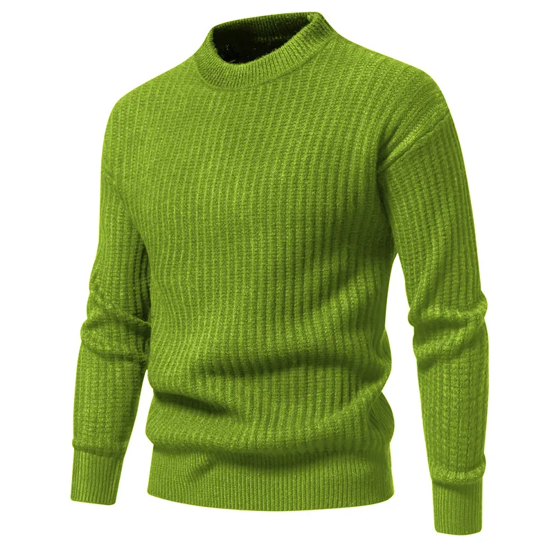 

Men's Autumn and Winter Comfortable and Warm Versatile Knitted Sweater Tops