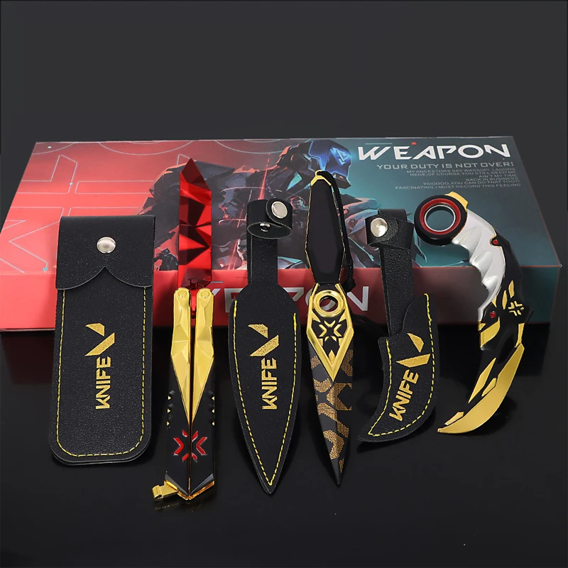 

Valorant Game Merch 3PICS Zinc Alloy Metal Model Gift Box