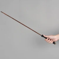 Genuine Leather+Walnut Wood Horse Whip Paddle,Rivet Reinforcement Handle Riding Crop Party Flogger Horse Riding 2