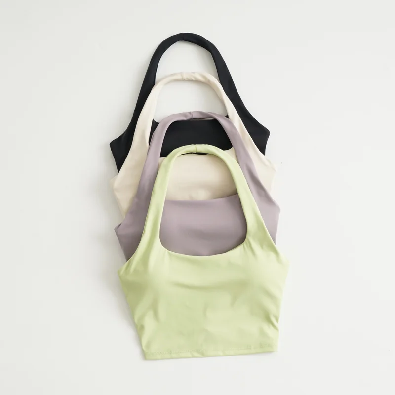 Sports Bra Womens Bras Sports Underwear Gym Top Crop Tops Womens Lingerie Women Lingerie Sexy Halter Padded Athletic Sport Bra Women Backless Workout Gym Yoga Crop Top Fitness Bra