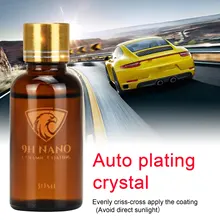 

30ml 9H Liquid Glass Ceramic Car Coating Agent Waterproof Nano Ceramics Car Paint Care Anti-scratch Hydrophobic Glass Coating