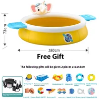 3DRound forme écart ancienne plus épaisse piscine gonflable ménage enfants seau de natation adulte famille grande piscine de couchage 6