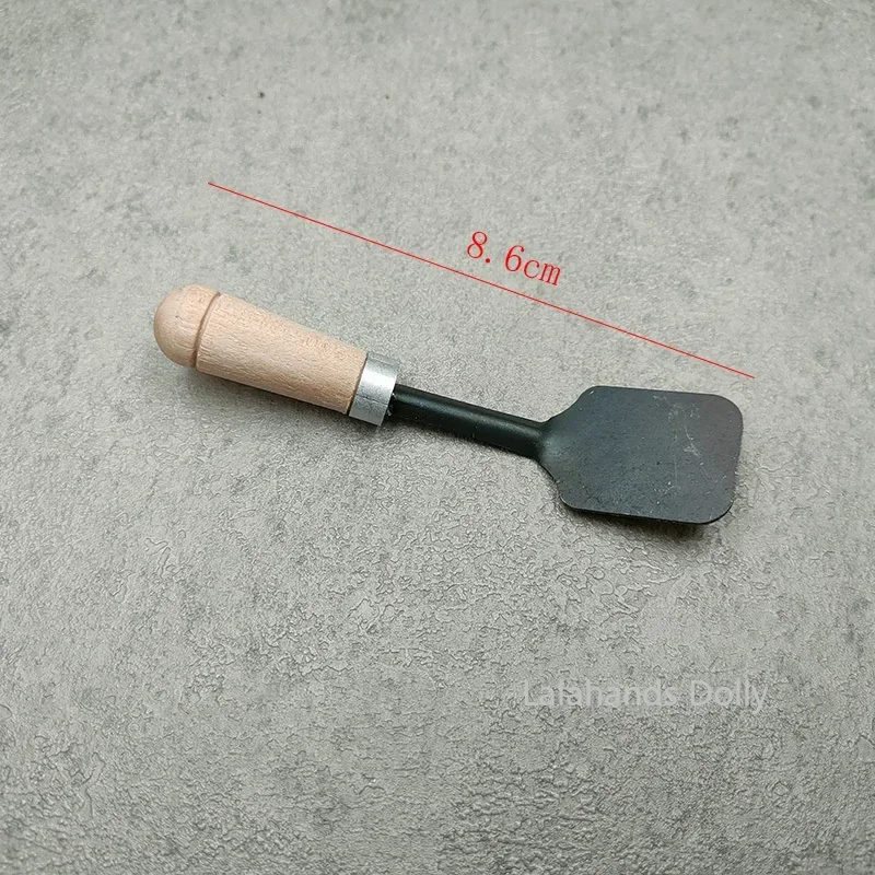 Doll House Mini Kitchen Toy Small Spatula, Spoon, Shovel Miniature Food Play Scene Miniature Furniture Model Accessories 4