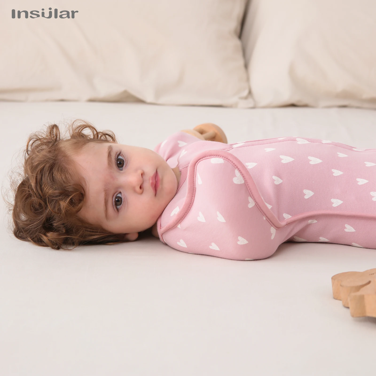 Newborn Cotton Swaddle with Zipper 6