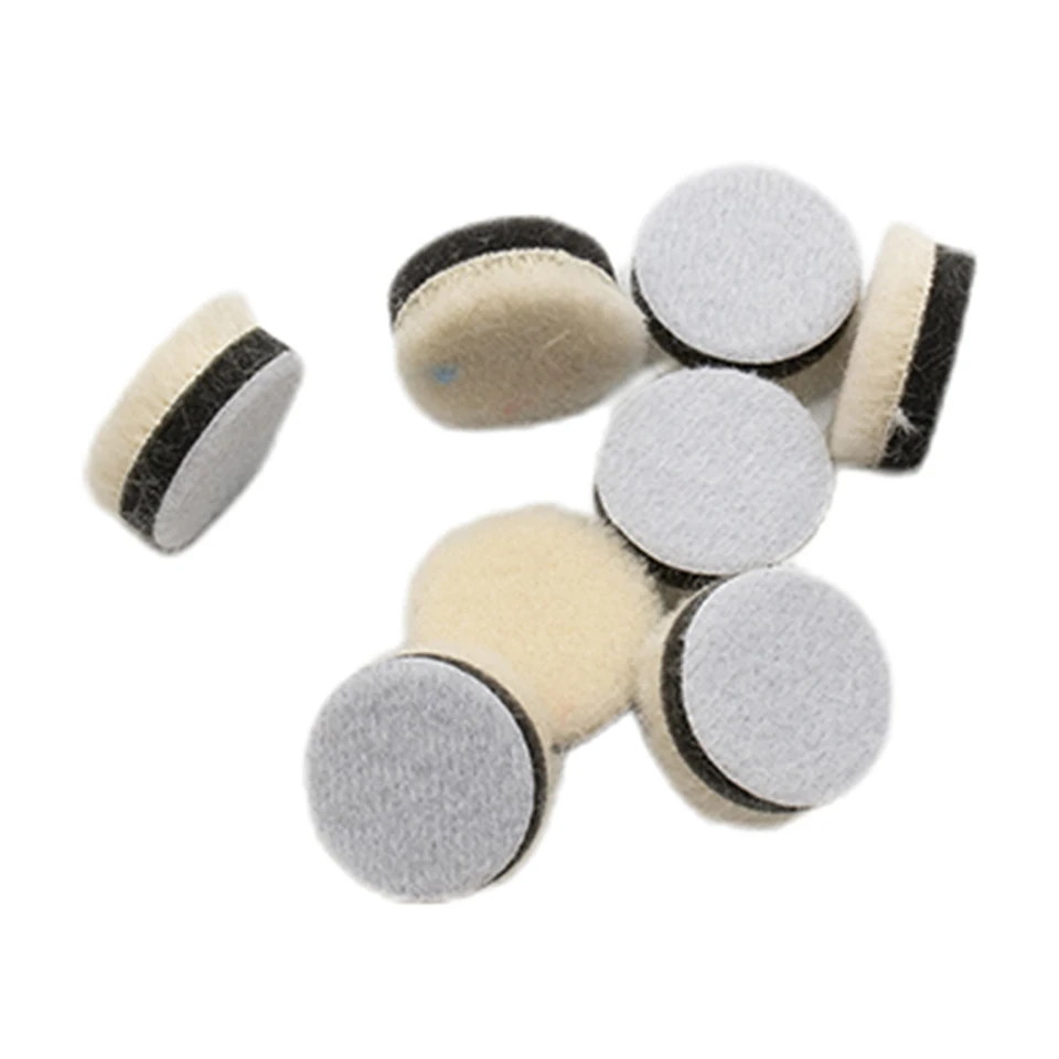 30 Tamponi In Lana Per Lucidatura 25mm – Dischi Per Trapano Per Auto E Vetro – Strumento Di Pulizia Per Lucidatrice – Accessori Per Levigatura