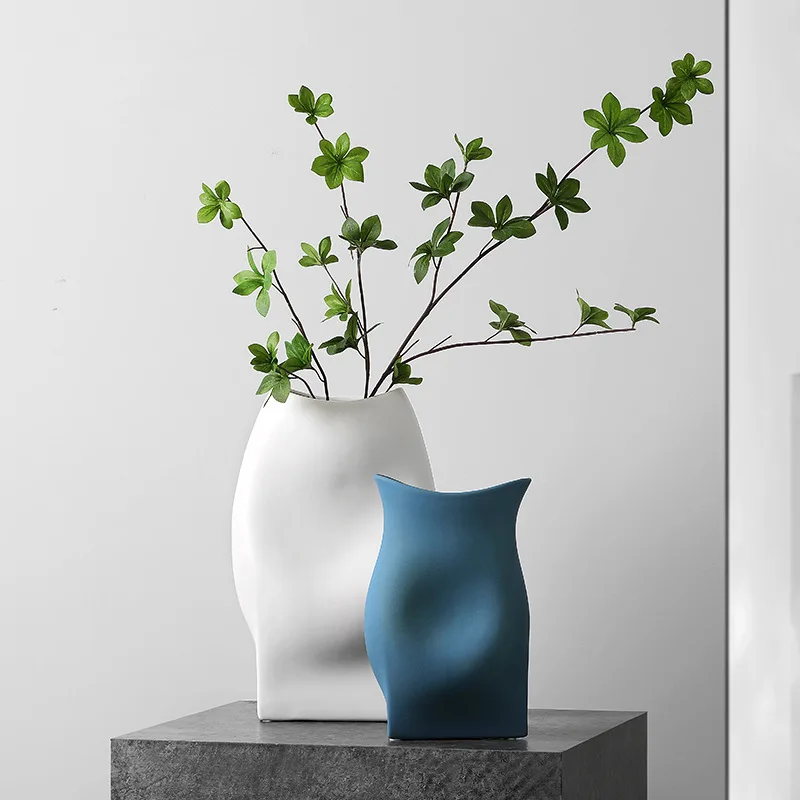 NordicLightLuxuryCeramicVaseDecorationLivingRoomFlower