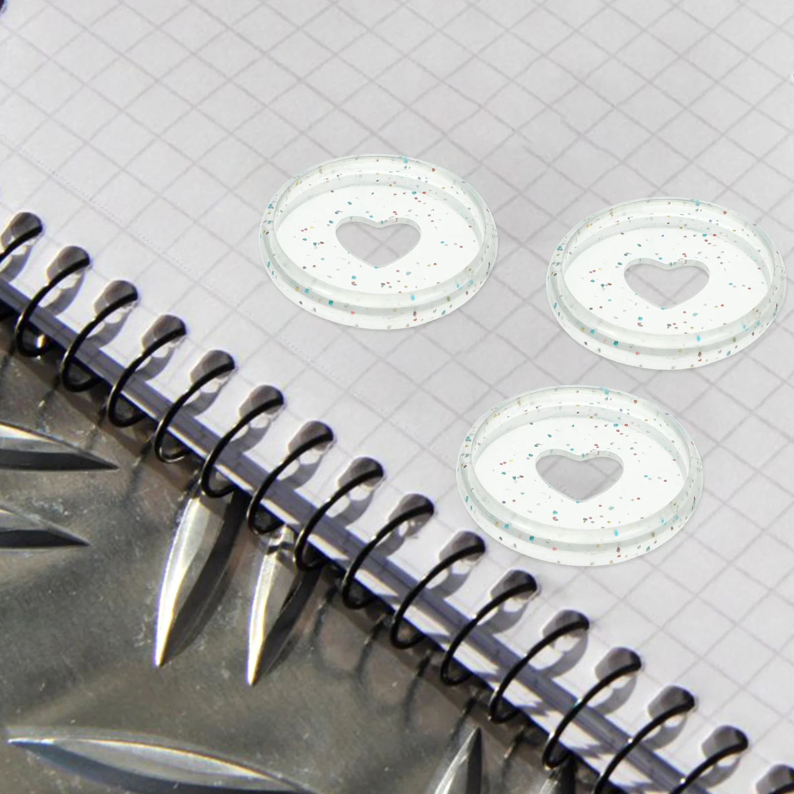 50Pcs Binder Discs Notebook Binding Discs Planners Binding Loose-leaf Binder discbound discs