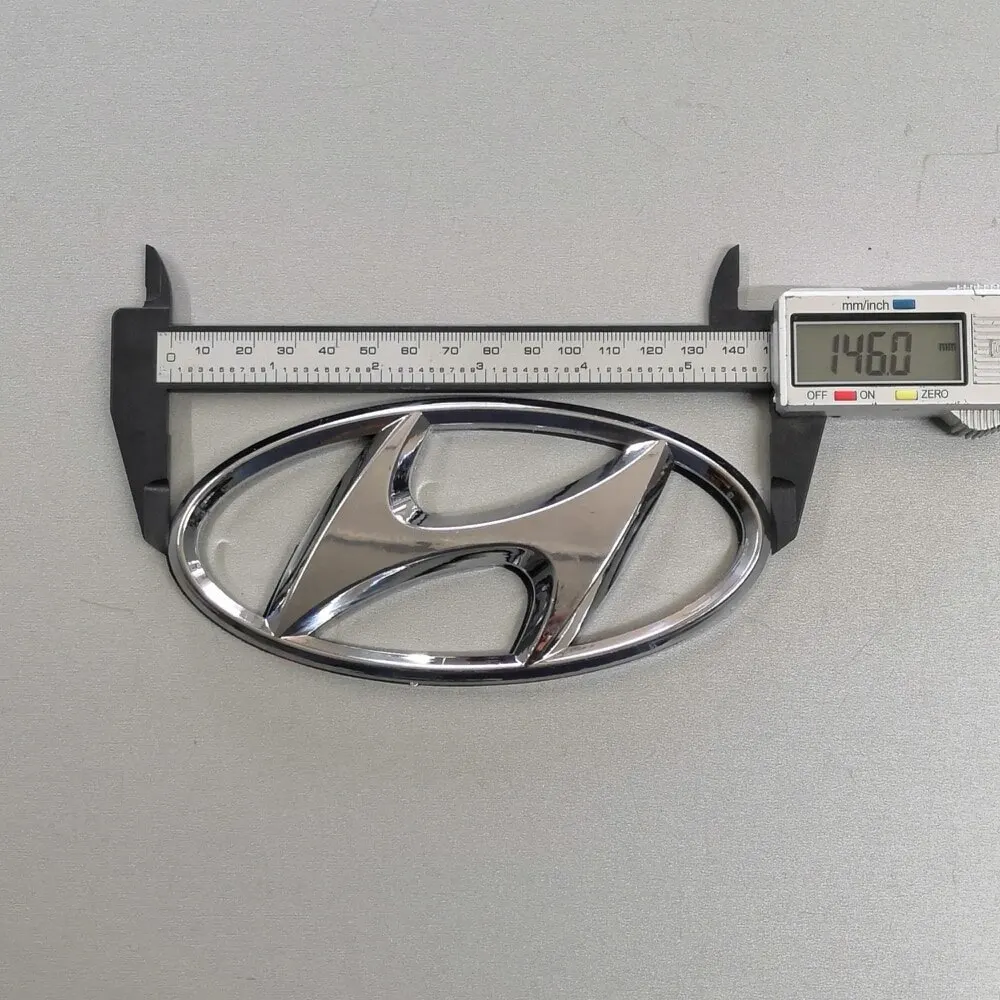 Hyundai Hyundai emblem logo icon 14.6 х7 cm emblem badge label logo -  AliExpress, image size:1000x1000