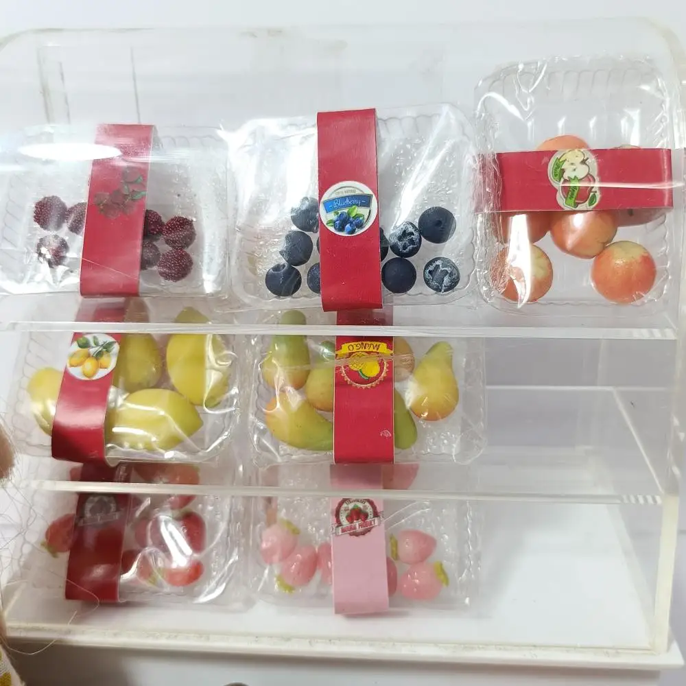 NEW 1/6 Clay making Miniature Fruit for ob11 blyth Barbies Dollhuose Accessories Kitchen Play Toys dolls accessory