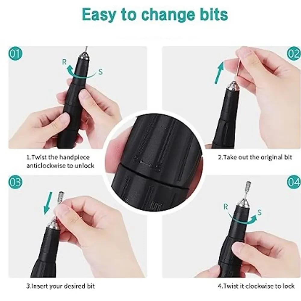 STRONG210 35K STRONG 102L Handpiece Micromotor Polishing Jewelry Handle Dental Lab Electric Nail Drill Manicure Pedicure Machine 3