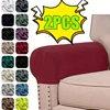 2PCS/Set Sofa Armrest Cover For Living Room Elastic Jacquard Armchair Cover Couch Case Non Slip Sofa Slipcover Corner Case Decor 1
