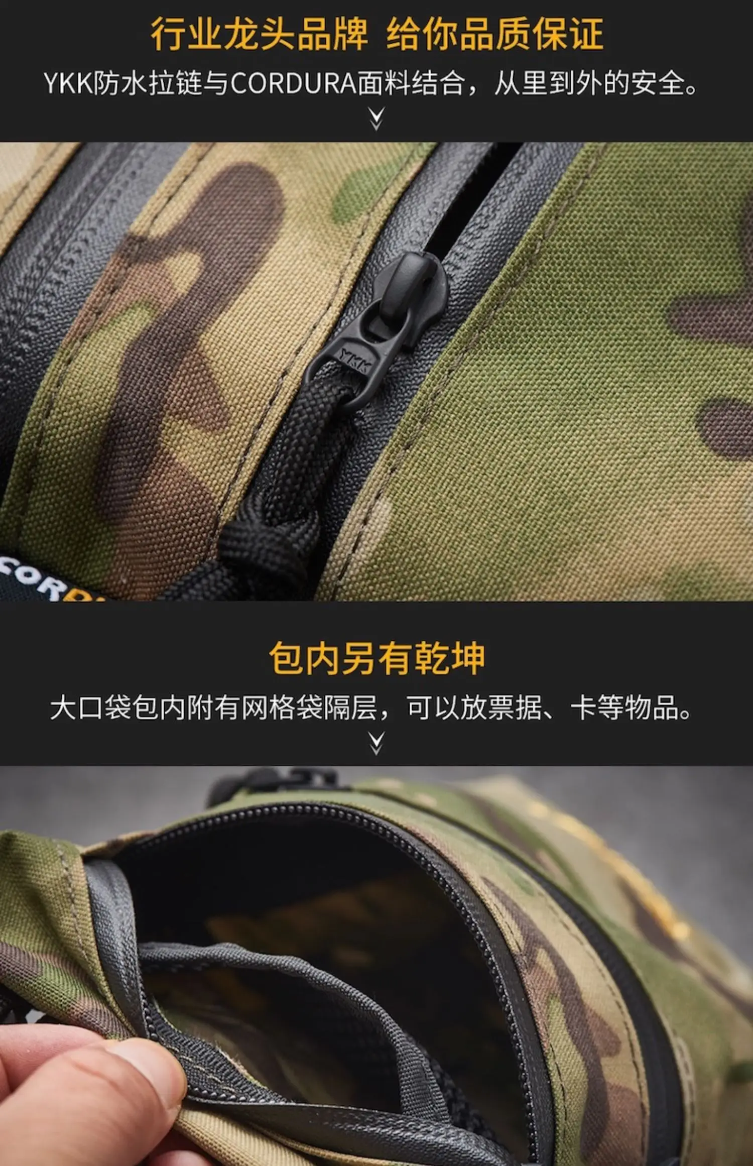 Lange Hängetasche Taktische Jagd Taille Gürteltasche Handytasche D Schnalle Tragbare kleine Tasche – Detail 2