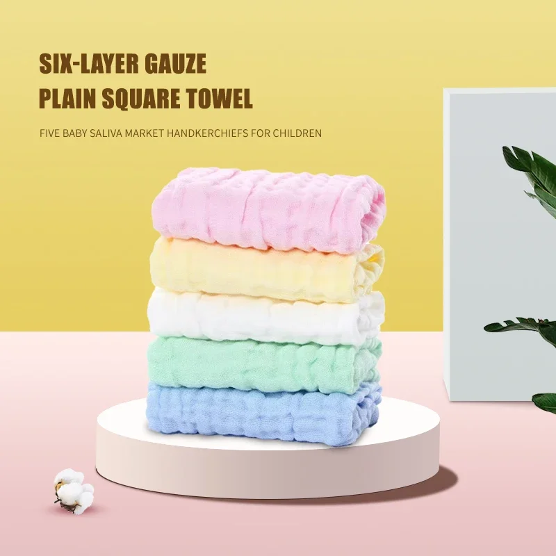 Set 5 Asciugamani Mussola Bambino - Salviette Ipoallergeniche Per Bagno E Pappa - Foto 11