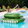 Kid Tank Pool Float Inflatable with Water Gun Toddler Swimming Seat Tear-resistant Summer Beach Water Play Toy Game for Boy Girl 4