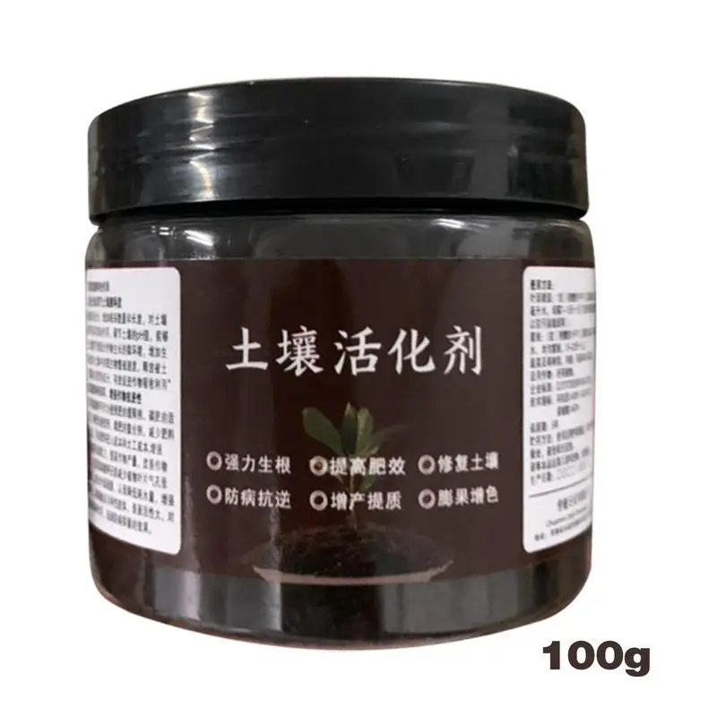 Organic Soil Plant Flower Fertilizer Soil Activated Treasure Water Soluble All Purpose Soil Softener Root Growth Stimulant