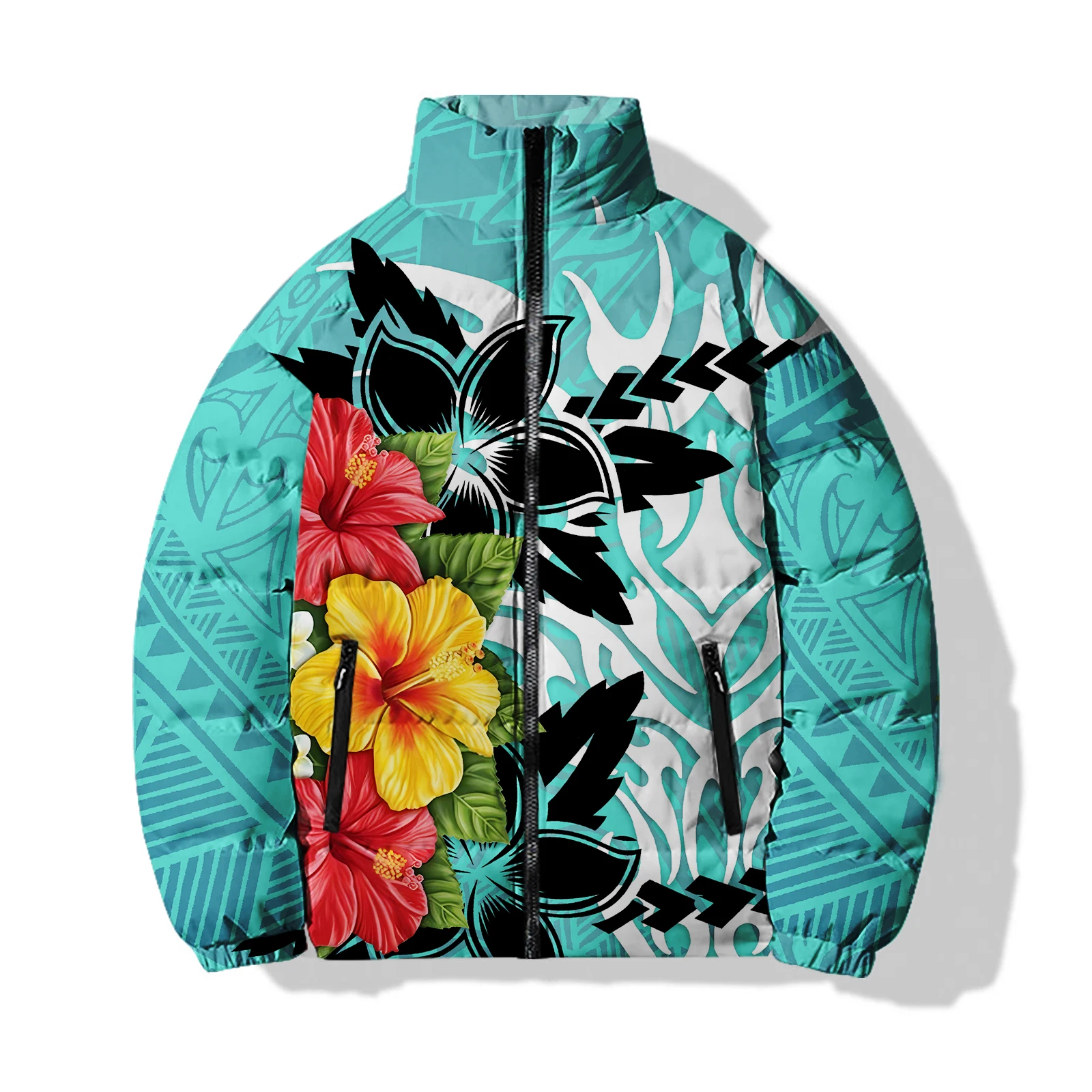 thumbnail image 1 of Flores nuevas en abrigos de plumas con impresión 3D, abrigos de invierno para hombre, ropa fresca para hombre 2024, moda Y2K, calidez, alta calidad, duradera, 1 of 4