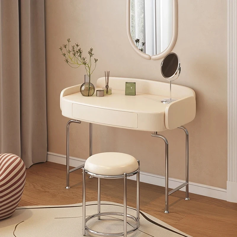 

Освещение, Зеркальный туалетный столик, белый макияж, многофункциональная Европейская мода, домашняя мебель