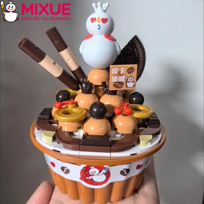 Jaki Mixue Ice Cream & Tea Block Ice Cream Desktop Decoration Milk