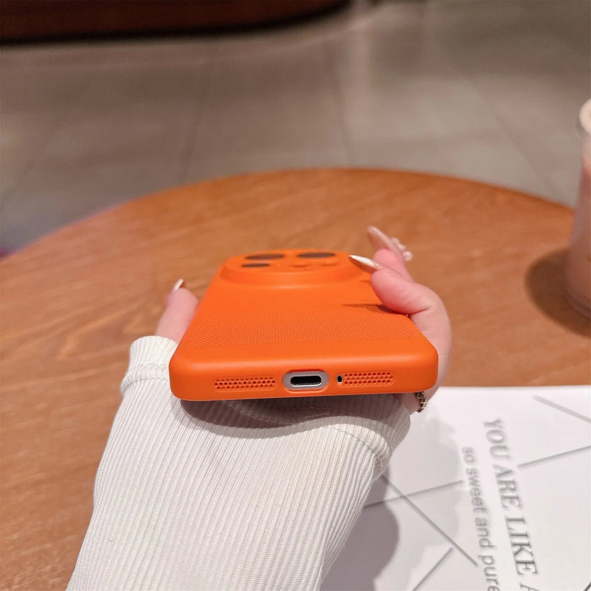 Enhanced Heat Dissipation Cooling Case with Camera Protector and Breathable Hard Cover