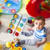 Baby Toys 6 18 Months Pop Up Activity Animals Toy Hide and Seek Game Fine Motor Skill Hand-eye Coordination Interactive Kids Toy 4