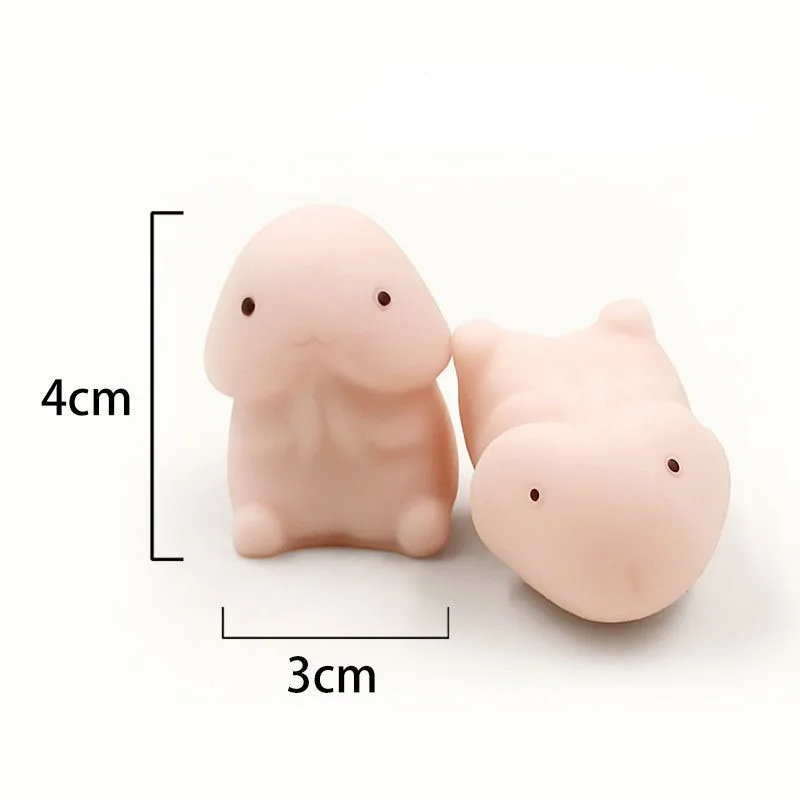 Penis Shape Slow Rebound Squishies Stress Relief Party Bag Fillers Sensory Toy
