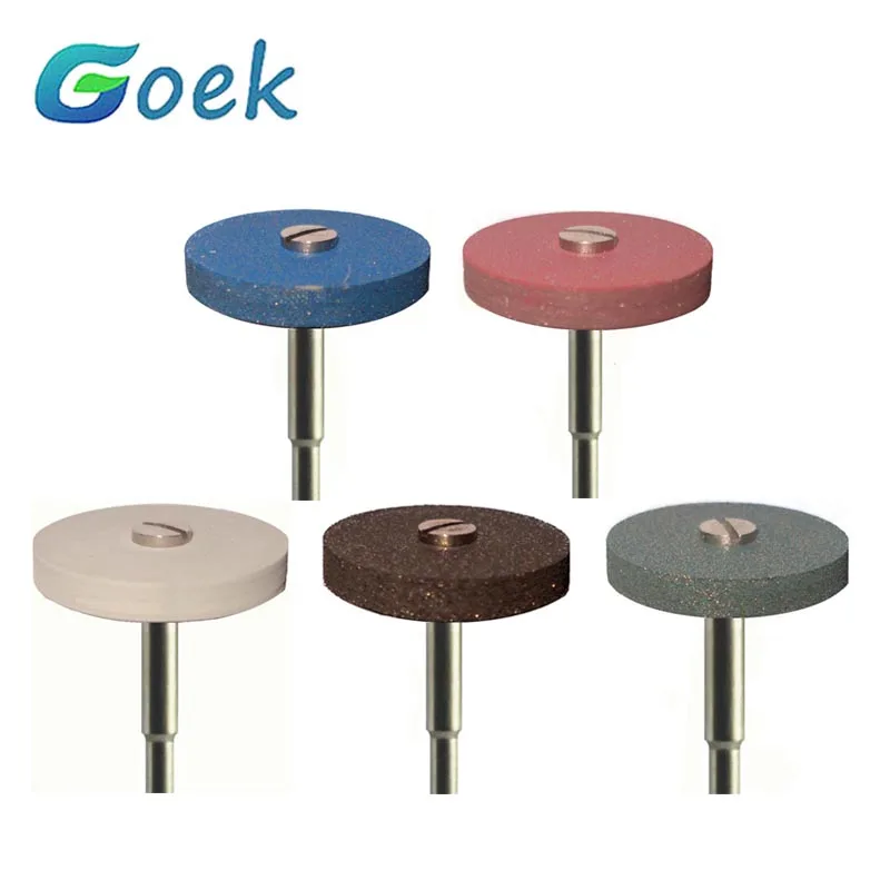 

1 Piece Dental Diamond Polishers 6 Colors 22mm for Zirconia All-Ceramics Rubber Diamond Polish Wheels Disc Lab Tool