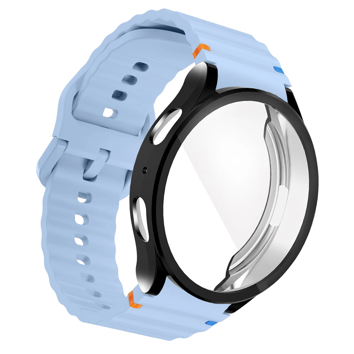 Sports Strap with Soft Silicone Bracelet and TPU Protective Cover