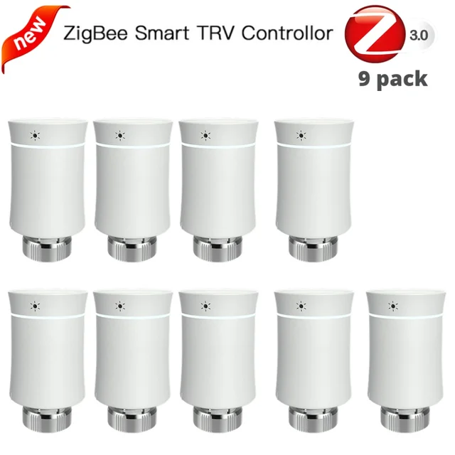 9PCS White Valve