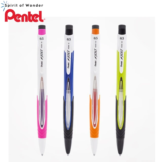 4 pcs Pentel Scossa Scossa Matita Automatica 0.5 millimetri AS305