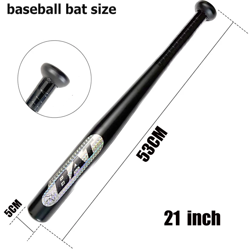 Batte de baseball en alliage d'aluminium pour les jeunes, 51cm